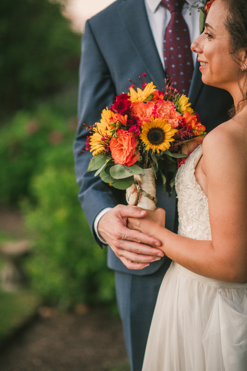 A gorgeous summer wedding at Dulany's Overlook in Frederick Maryland by Britney Clause Photography, wedding photographers in Maryland. 