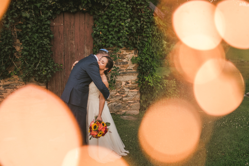 A gorgeous summer wedding at Dulany's Overlook in Frederick Maryland by Britney Clause Photography, wedding photographers in Maryland.