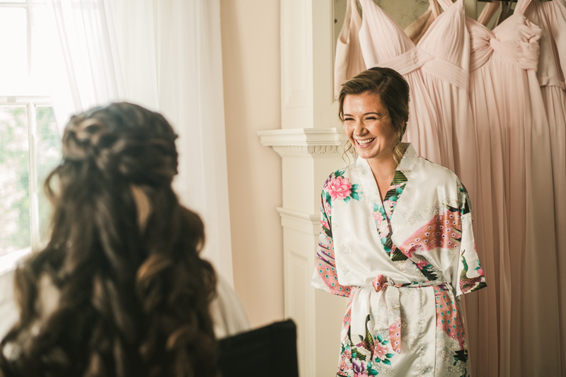 A gorgeous bridal suite at Liriodendron Mansion in Bel Air, Maryland by Britney Clause Photography