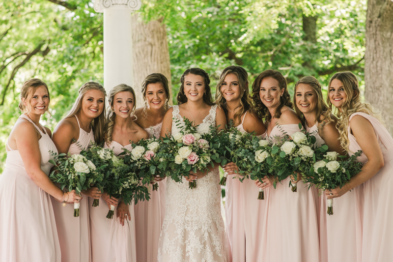 A gorgeous August wedding at Liriodendron Mansion in Bel Air, Maryland by Britney Clause Photography