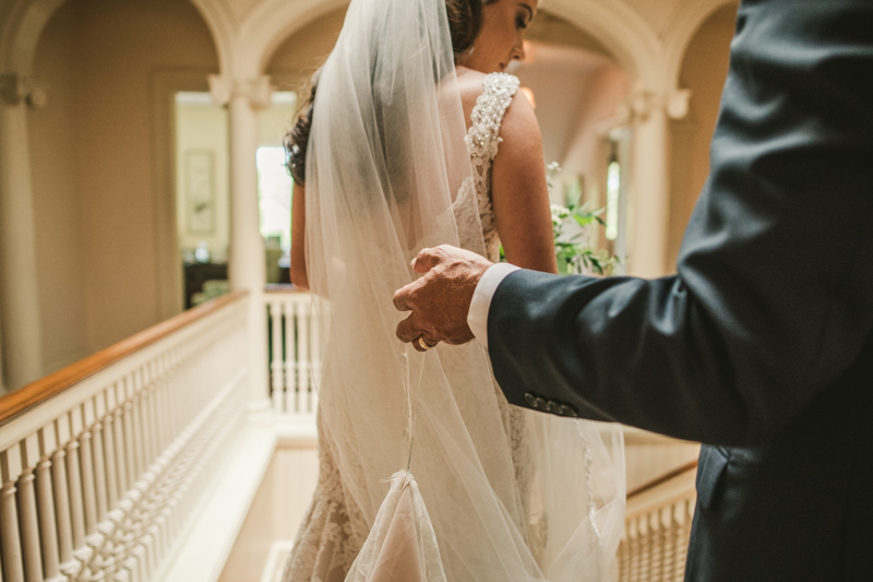 A gorgeous August wedding ceremony at Liriodendron Mansion in Bel Air, Maryland by Britney Clause Photography