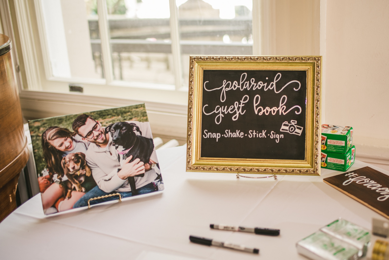 A gorgeous August wedding reception at Liriodendron Mansion in Bel Air, Maryland by Britney Clause Photography