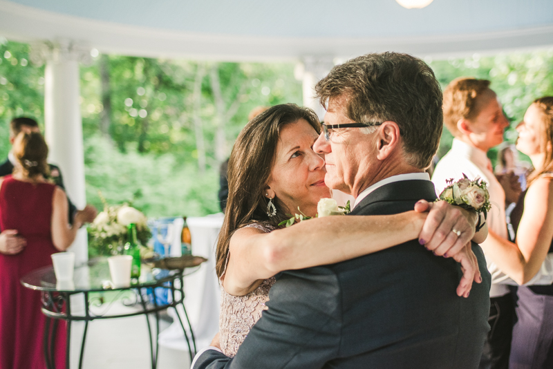 A gorgeous August wedding reception at Liriodendron Mansion in Bel Air, Maryland by Britney Clause Photography