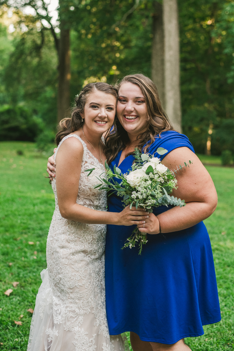 A gorgeous August wedding reception at Liriodendron Mansion in Bel Air, Maryland by Britney Clause Photography