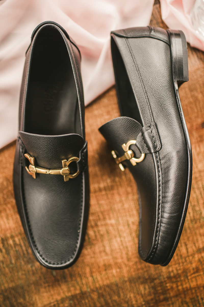 Beautiful groom details at Main Street Ballroom in Ellicott City by Britney Clause Photography