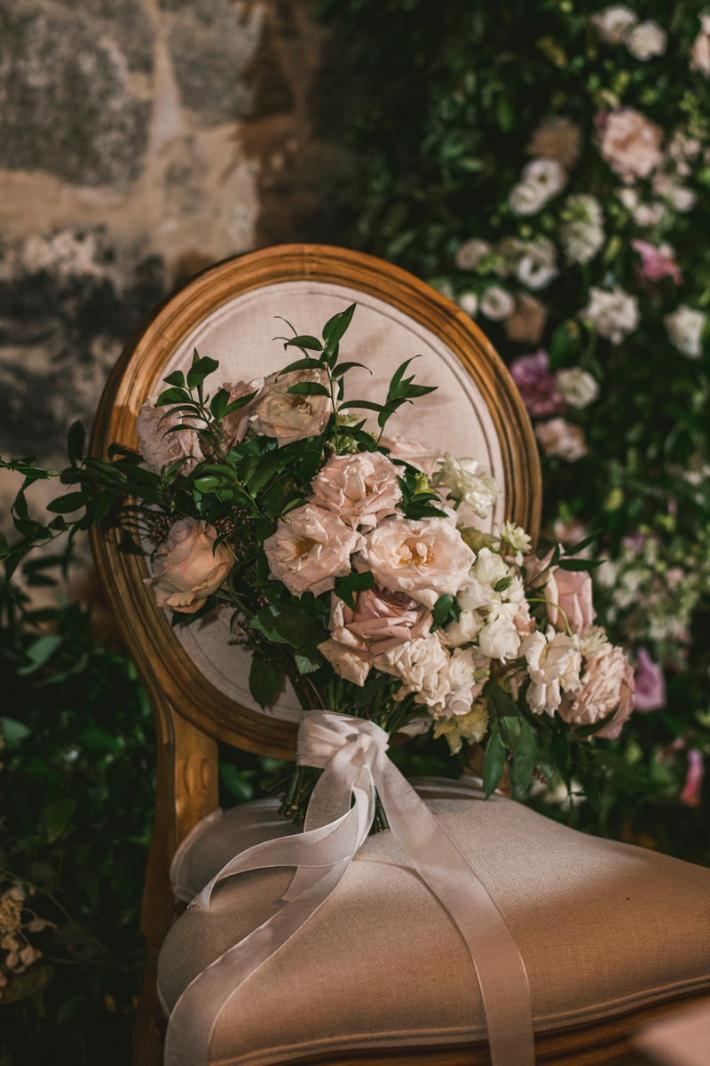 Beautiful wedding reception details at Main Street Ballroom in Ellicott City by Britney Clause Photography