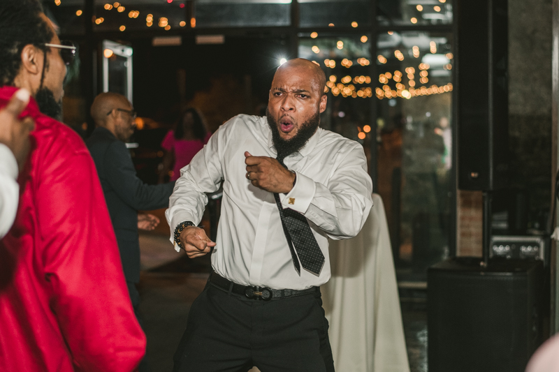 Beautiful wedding reception Main Street Ballroom in Ellicott City by Britney Clause Photography