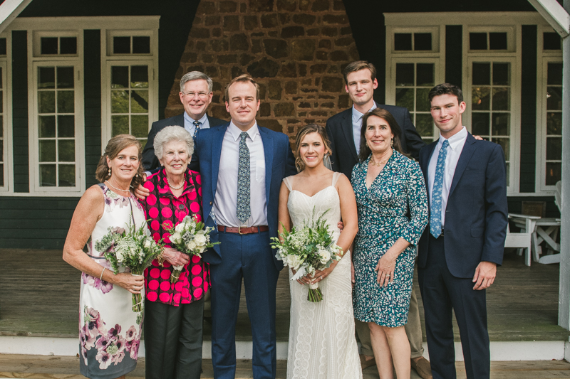 A beautiful September wedding ceremony at the Sherwood Forest Clubhouse in Annapolis, Maryland by Britney Clause Photography