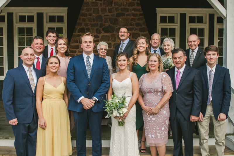 A beautiful September wedding ceremony at the Sherwood Forest Clubhouse in Annapolis, Maryland by Britney Clause Photography