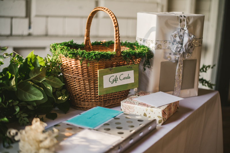 A beautiful September wedding reception setup by Wedding Savvy Inc at the Sherwood Forest Clubhouse in Annapolis, Maryland by Britney Clause Photography