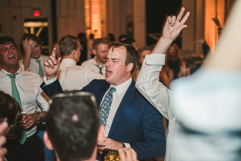 A beautiful September wedding reception at the Sherwood Forest Clubhouse in Annapolis, Maryland by Britney Clause Photography