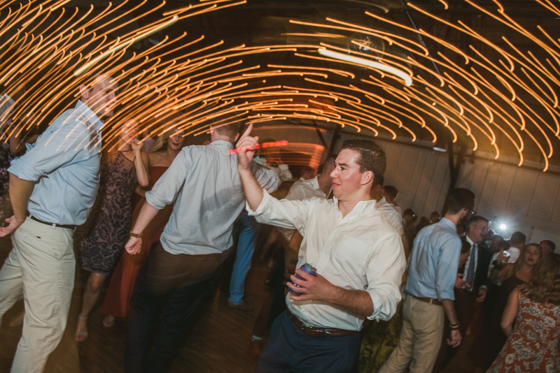 A beautiful September wedding reception at the Sherwood Forest Clubhouse in Annapolis, Maryland by Britney Clause Photography