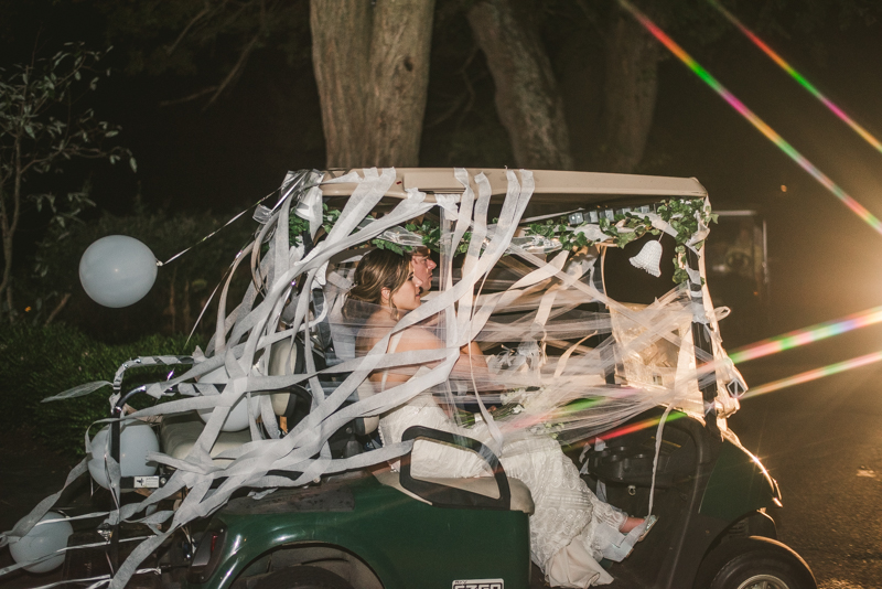 A beautiful September wedding reception at the Sherwood Forest Clubhouse in Annapolis, Maryland by Britney Clause Photography