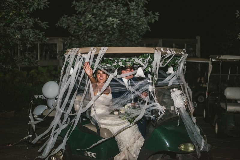 A beautiful September wedding reception at the Sherwood Forest Clubhouse in Annapolis, Maryland by Britney Clause Photography