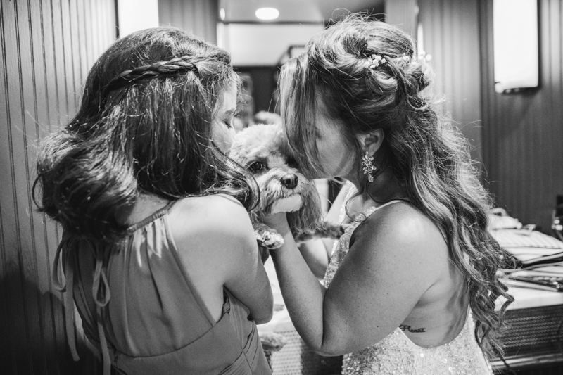 Getting ready for a Mount Vernon wedding at Hotel Revival in Baltimore, Maryland by Britney Clause Photography