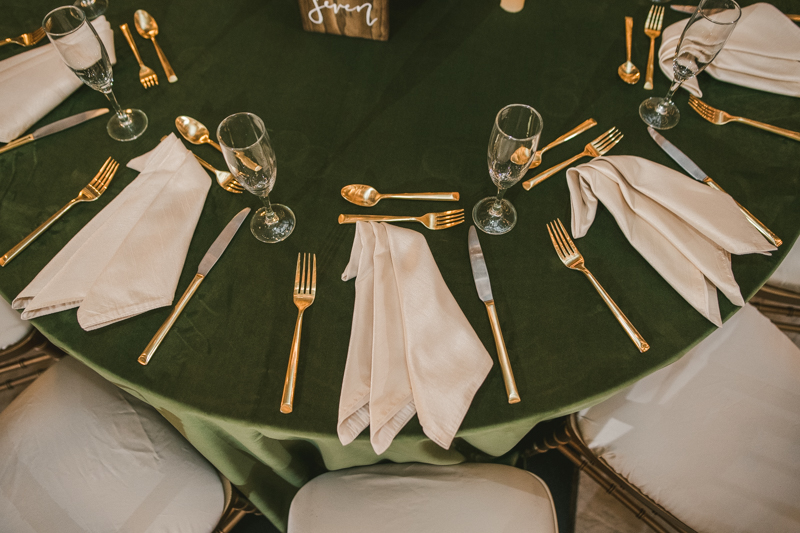 Beautiful wedding coordination by Olive You Events at George Peabody Library in Mount Vernon, Maryland by Britney Clause Photography