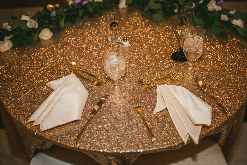 Beautiful wedding coordination by Olive You Events at George Peabody Library in Mount Vernon, Maryland by Britney Clause Photography