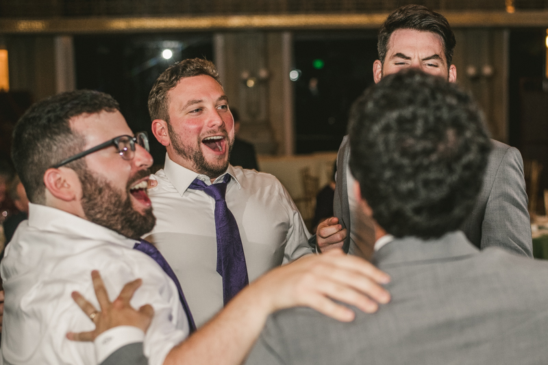 A gorgeous and fun wedding reception at the George Peabody Library in Baltimore, Maryland by Britney Clause Photography