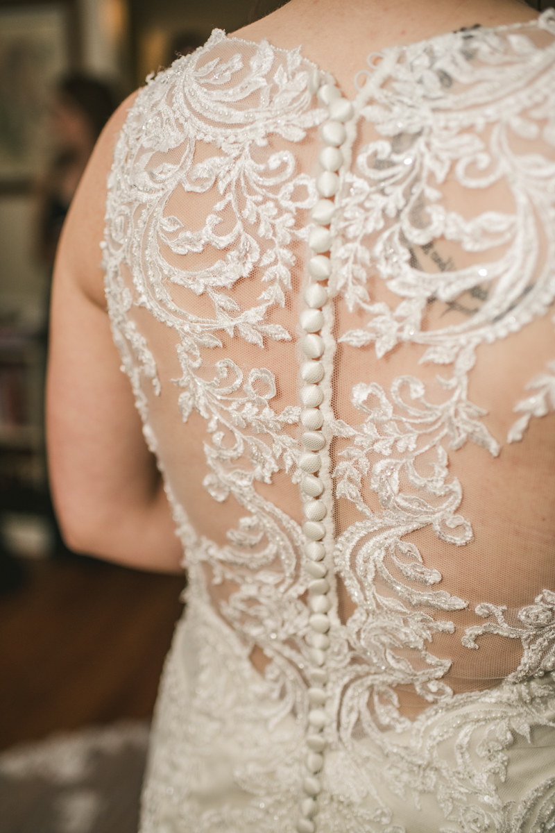 Gorgeous wedding dress from Serendipity Bridal and Events in Maryland. Photo by Britney Clause Photography