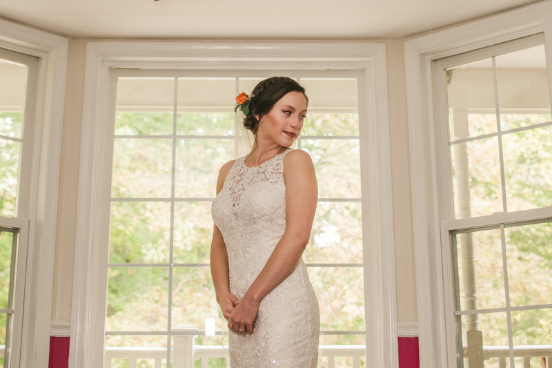 Gorgeous wedding dress from Serendipity Bridal and Events in Maryland. Photo by Britney Clause Photography