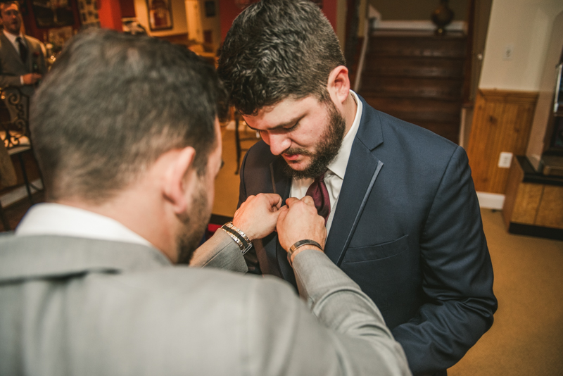 Gorgeous fall wedding in Maryland. Photo by Britney Clause Photography