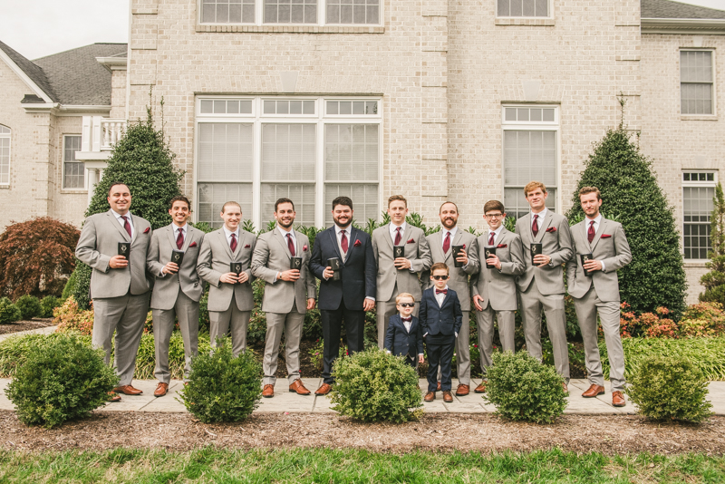 Gorgeous fall wedding in Maryland. Photo by Britney Clause Photography