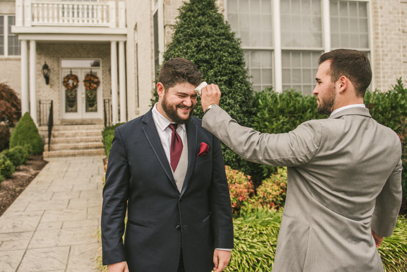 Gorgeous fall wedding in Maryland. Photo by Britney Clause Photography