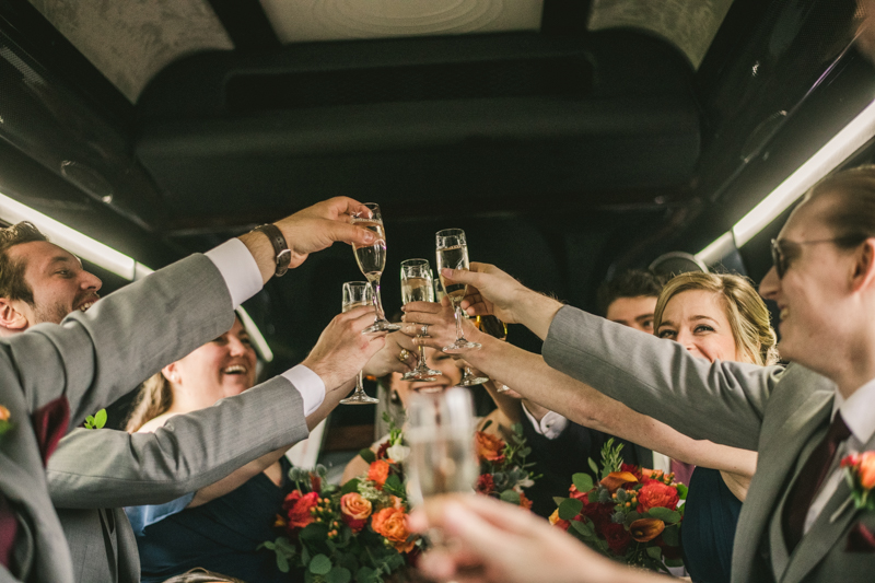 Gorgeous wedding reception at The Barn at Pleasant Acres in Maryland. Photo by Britney Clause Photography