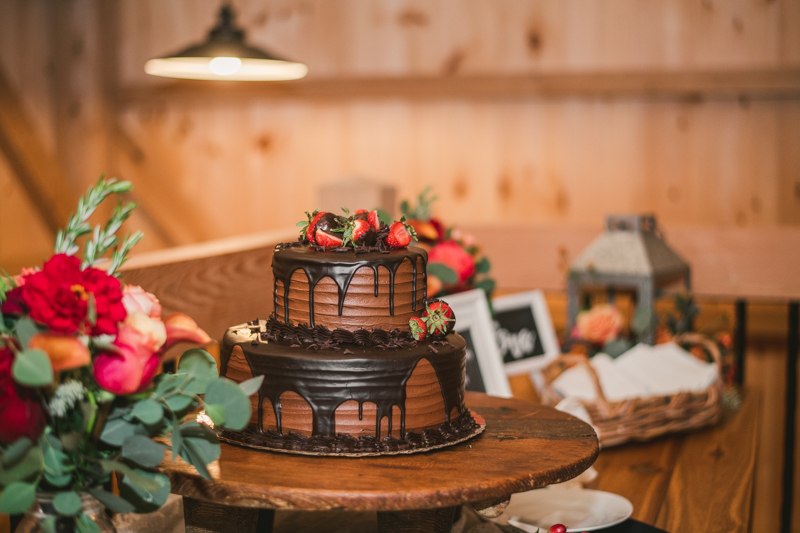 Yummy food at a gorgeous fall wedding by The Palate Pleasers in Maryland. Photo by Britney Clause Photography