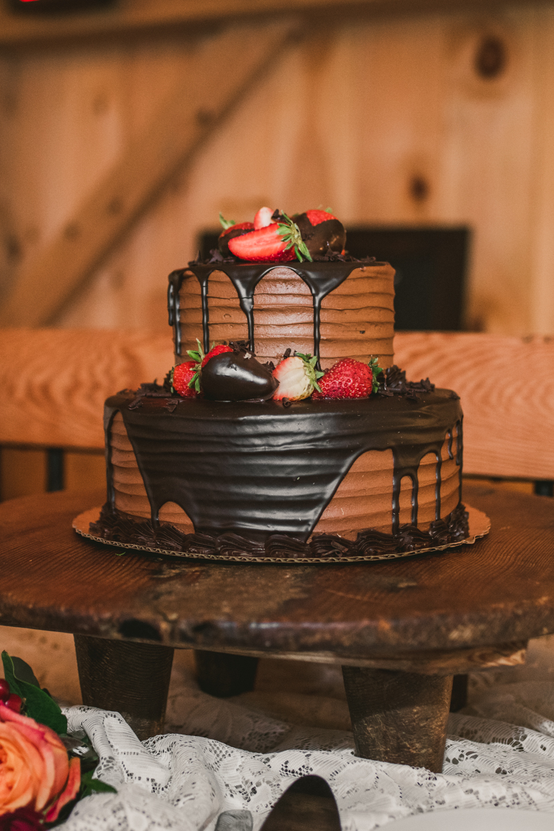 Yummy food at a gorgeous fall wedding by The Palate Pleasers in Maryland. Photo by Britney Clause Photography