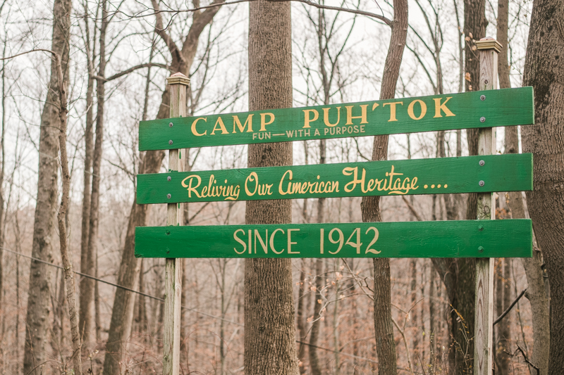 A cozy wedding under the stars at Camp Puh'Tuk in the Pines in Monkton Marlaynd by Britney Clause Photography