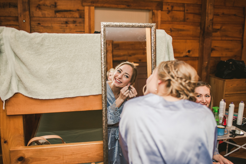 A cozy wedding under the stars at Camp Puh'Tuk in the Pines in Monkton Marlaynd by Britney Clause Photography