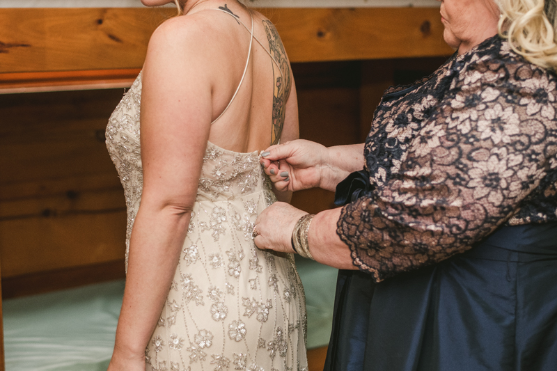 A cozy wedding under the stars at Camp Puh'Tuk in the Pines in Monkton Marlaynd by Britney Clause Photography