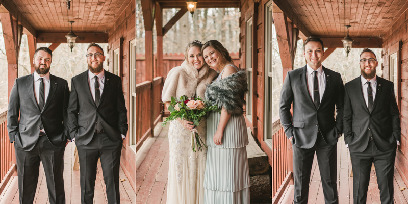 A cozy wedding under the stars at Camp Puh'Tuk in the Pines in Monkton Marlaynd by Britney Clause Photography