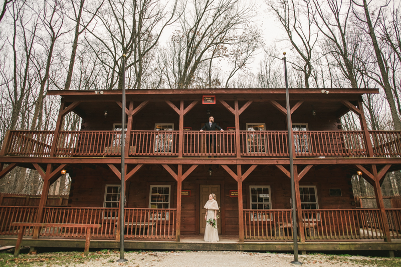 A cozy first look alternative under the stars at Camp Puh'Tuk in the Pines in Monkton Marlaynd by Britney Clause Photography