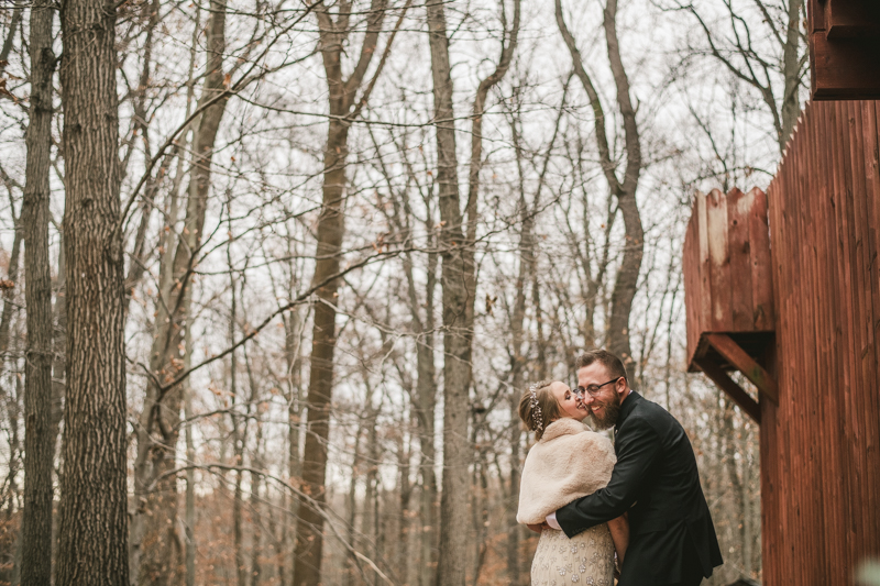 A cozy first look alternative under the stars at Camp Puh'Tuk in the Pines in Monkton Marlaynd by Britney Clause Photography