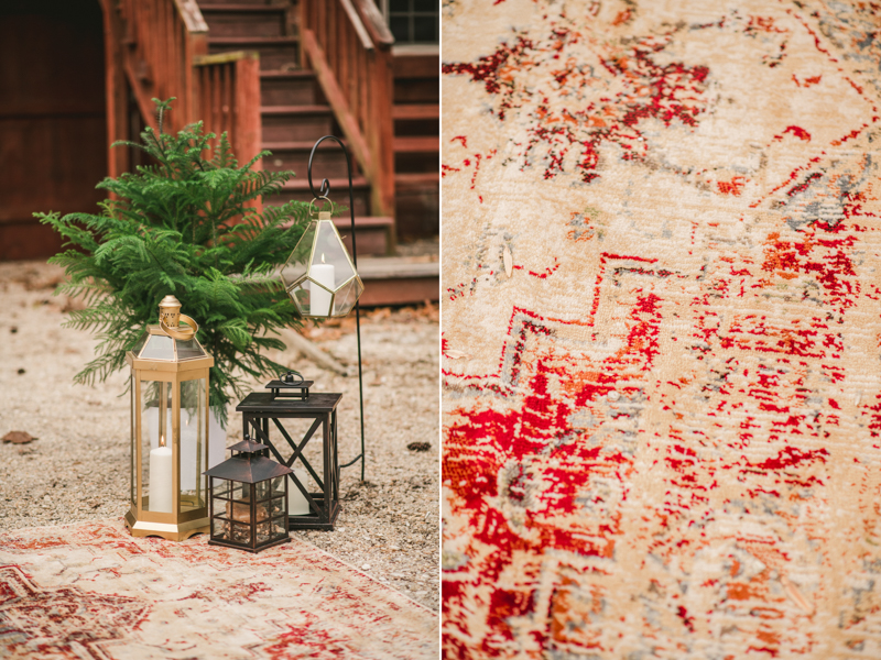 A cozy wedding ceremony under the stars at Camp Puh'Tuk in the Pines in Monkton Marlaynd by Britney Clause Photography