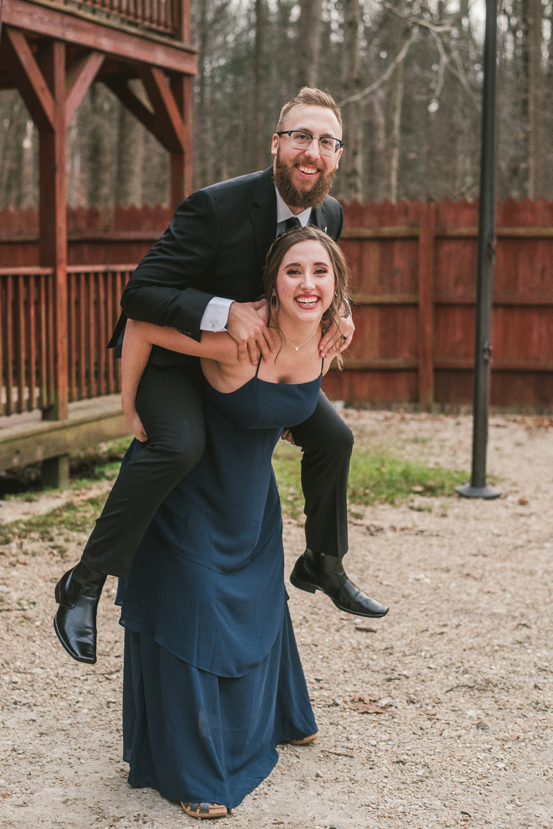 A cozy wedding under the stars at Camp Puh'Tuk in the Pines in Monkton Marlaynd by Britney Clause Photography