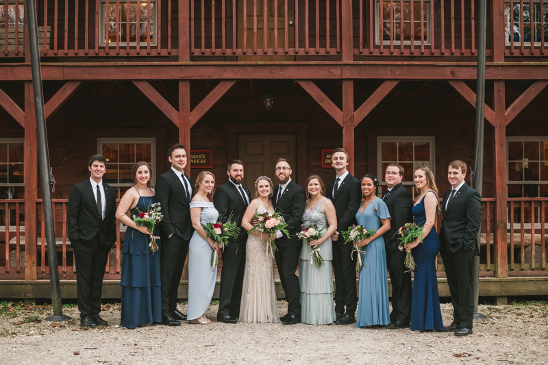 A cozy wedding under the stars at Camp Puh'Tuk in the Pines in Monkton Marlaynd by Britney Clause Photography