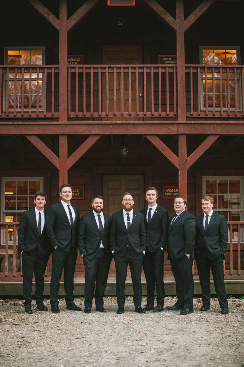 A cozy wedding under the stars at Camp Puh'Tuk in the Pines in Monkton Marlaynd by Britney Clause Photography