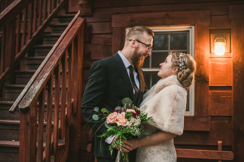 A cozy wedding under the stars at Camp Puh'Tuk in the Pines in Monkton Marlaynd by Britney Clause Photography