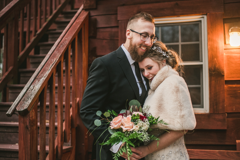 A cozy wedding under the stars at Camp Puh'Tuk in the Pines in Monkton Marlaynd by Britney Clause Photography