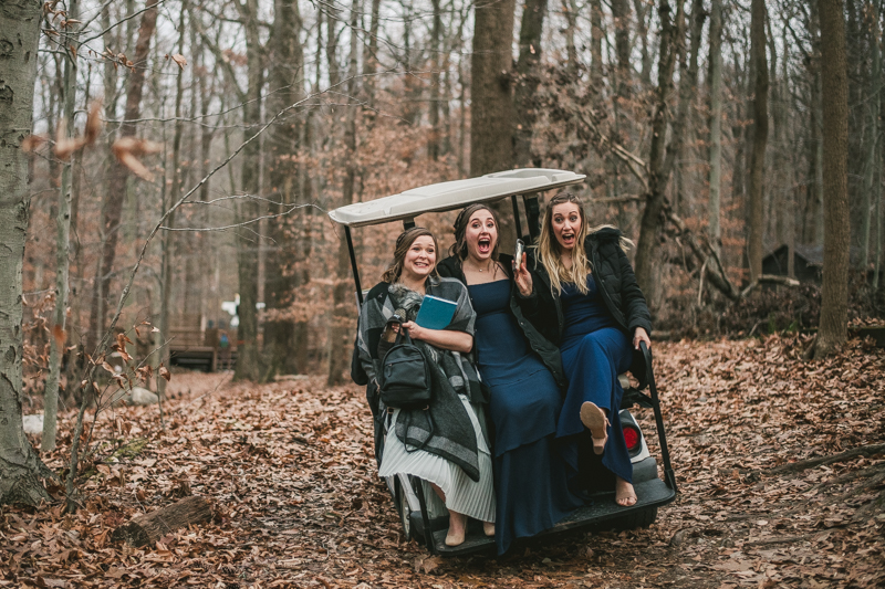 A cozy wedding under the stars at Camp Puh'Tuk in the Pines in Monkton Marlaynd by Britney Clause Photography