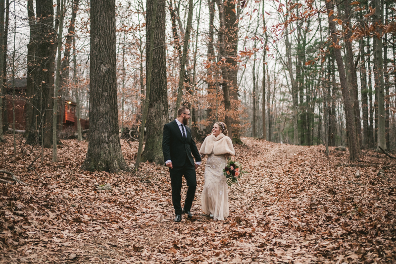 A cozy wedding under the stars at Camp Puh'Tuk in the Pines in Monkton Marlaynd by Britney Clause Photography