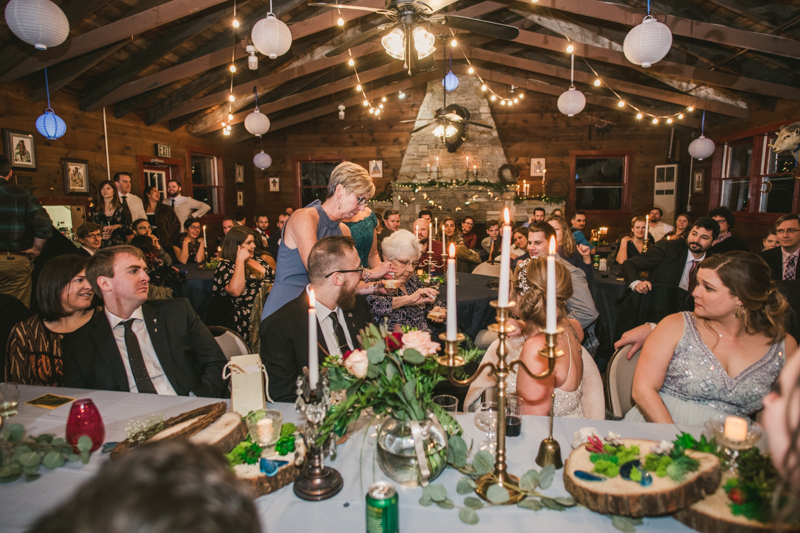 A cozy wedding under the stars at Camp Puh'Tuk in the Pines in Monkton Marlaynd by Britney Clause Photography