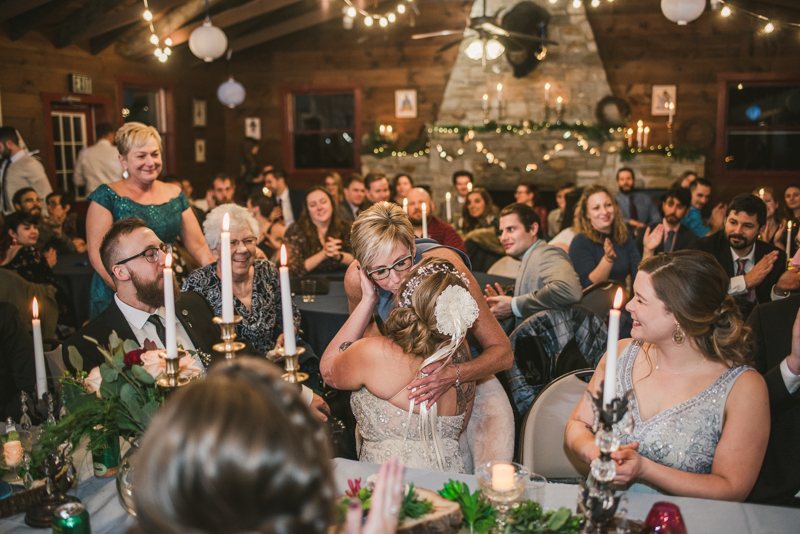 A cozy wedding under the stars at Camp Puh'Tuk in the Pines in Monkton Marlaynd by Britney Clause Photography