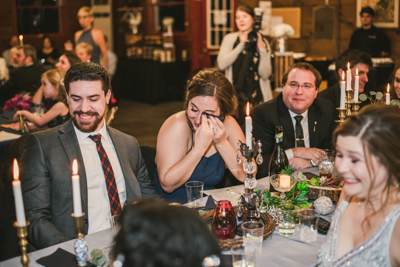 A cozy wedding under the stars at Camp Puh'Tuk in the Pines in Monkton Marlaynd by Britney Clause Photography