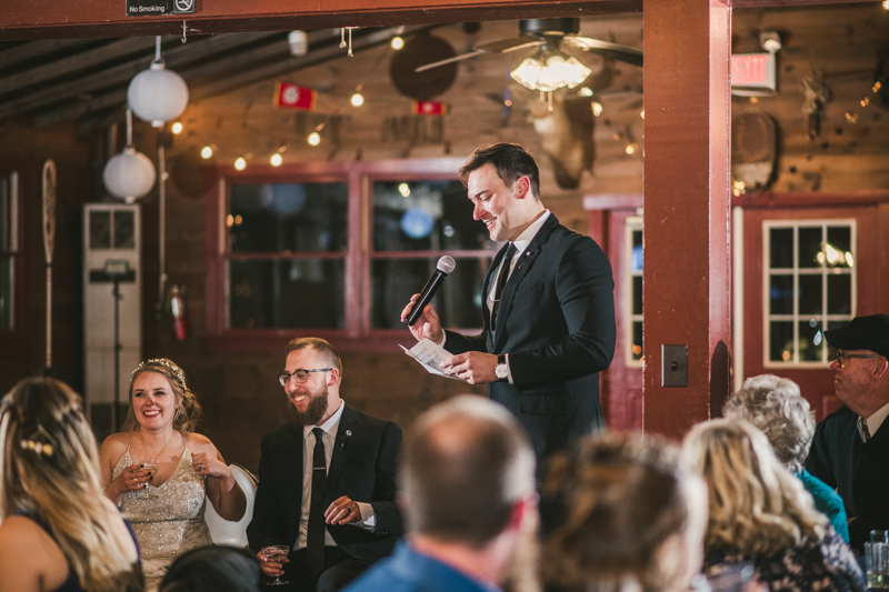 A cozy wedding under the stars at Camp Puh'Tuk in the Pines in Monkton Marlaynd by Britney Clause Photography