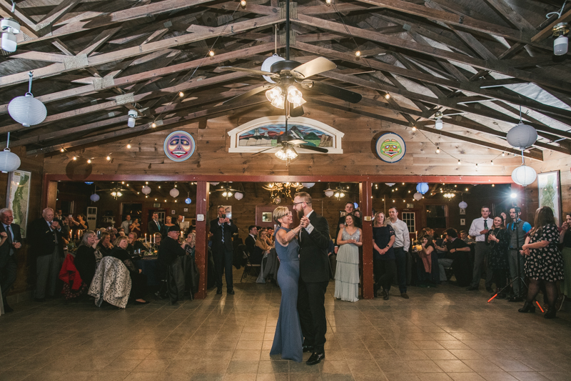 A cozy wedding under the stars at Camp Puh'Tuk in the Pines in Monkton Marlaynd by Britney Clause Photography