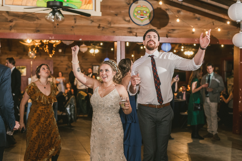 A cozy wedding under the stars at Camp Puh'Tuk in the Pines in Monkton Marlaynd by Britney Clause Photography